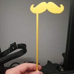 20230214_232108.jpg Free STL file 3D Mustache for Events Photos・Template to download and 3D print