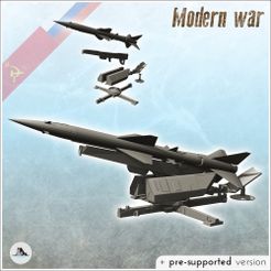 1-PREM.jpg Fichier STL S-75 Dvina SA-2 Guideline SAM système de missiles de défense aérienne - Union soviétique Communisme Armée rouge Militaire Russie Guerre de l'ère froide・Design imprimable en 3D à télécharger