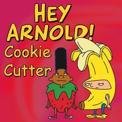 455555.jpg Archivo STL HEY ARNOLD ! - COOKIE CUTTER - GERALD & ARNOLD -・Diseño de impresora 3D para descargar