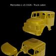 Proyecto-nuevo-2023-06-10T164540.240.png Файл STL Mercedes L LS 1526 - Кабина грузового автомобиля・Идея 3D-печати для скачивания