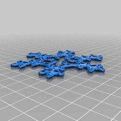 Shadowflake_-_Voronoi-2.jpg Fichier STL gratuit Flocon de neige - Style Voronoi・Objet à télécharger et à imprimer en 3D