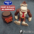 Image-4.png Flexi Donkey Kong, Articulated fidget figure, 3mf included
