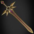 LeonaSwordFrontal.jpg League of Legends Leona Zenith Blade for Cosplay
