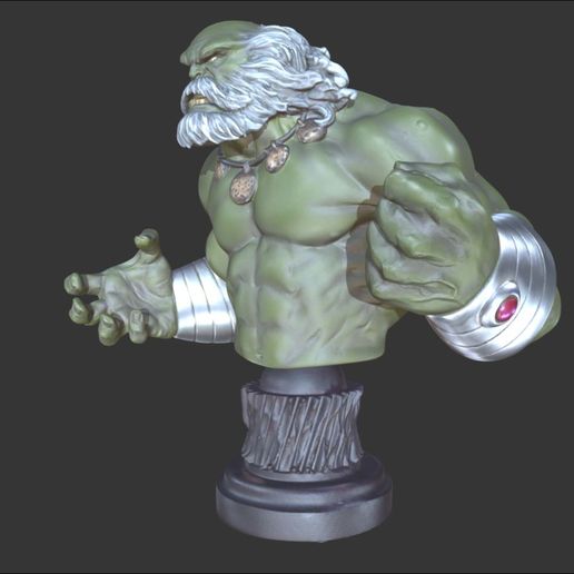hulk master bust - 3D model önizlemesi