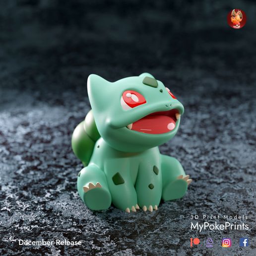 bulbasaur-color-2-copy.jpg Bulbasaur sitting - presupported model