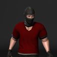 4.jpg Animated Gang Man-Rigged 3d game character Low-poly 3D model