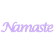 Namaste.stl Namaste Phrase, Yoga Art