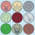 O. "ae Warhammer 40k Action Tokens