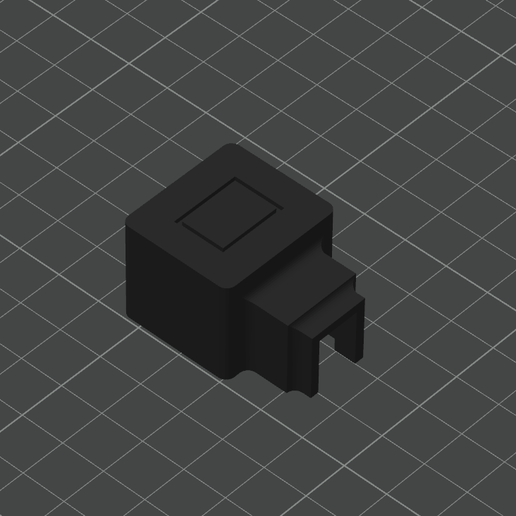 MOTORCYCLE IGNITION BUTTON PROTECTION 3D model preview