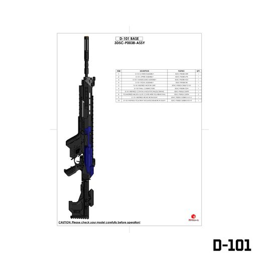 🔫 TITANFALL 2 D-101 LONGBOW INSPIRED FAN-ART SMG TOY REPLICA FOR ...