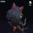 Nekomata-03.png Nekomata - Chuya Factory Chibi Collector Series Modelo de impresión 3D