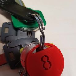 1.jpg 3D-Datei 300 Numbers Keys・Modell zum Herunterladen und 3D-Drucken