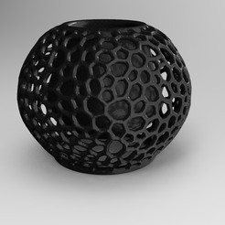 untitled.1016.png Archivo STL flowerpot maceta voronoi bola・Plan para descargar y imprimir en 3D