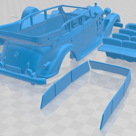 Download file Mercedes Benz 770K 1936 Printable Car • 3D printing ...