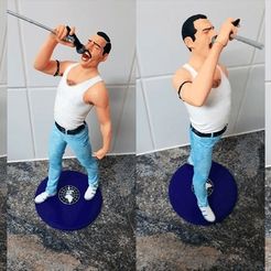 image1.jpeg 3D-Datei Freddie Mercury inspirierter 3D-Druck・Modell für 3D-Drucker zum Herunterladen