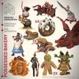 42-May-2023-Colour.jpg Possessed Bakery - 17 Model Pack -  PRESUPPORTED - Illustrated and Stats - 32mm scale