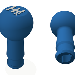 shift-knob3.png STL file Shift knob for Peugeot・3D printer design to download