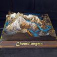 Everest8.jpg Mount Everest and Lhotse Mountain Model