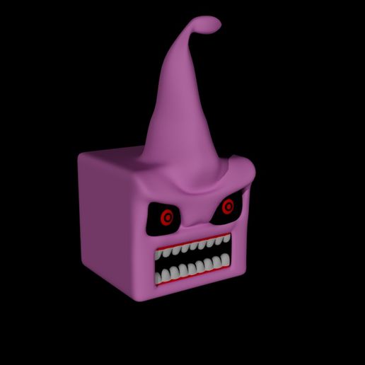 Free OBJ file Majin Boo Cube 👾 ・3D printable object to download・Cults