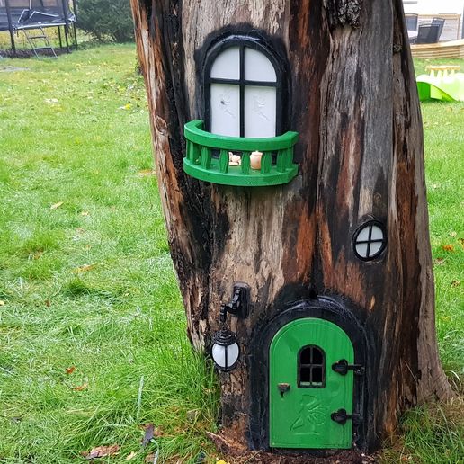 Garden Fairy House - 3D model önizlemesi