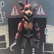 IMG_2124.jpg Withered Foxy FNAF 3D gedruckte Figur
