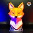 Fox-Headset-Glasses-Stand-for-3d-printing-22.jpg Happy Fox Headset Stand