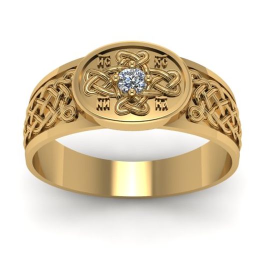 21.5 size Ring Celtic Ornament 3D model