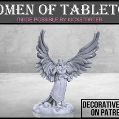 Angelic_Cleric_1-01.jpg STL file Angelic Cleric - Tabletop Miniature・3D print object to download, M3DM