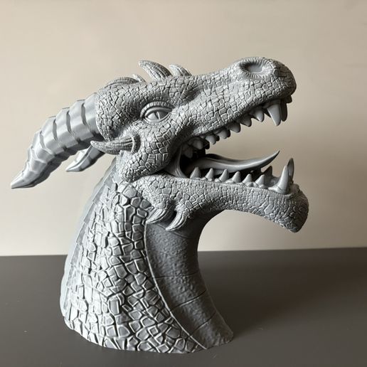 🐉 Dragon Head Headphone Stand | Fantasy 3D Print Decoration・Free STL ...