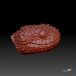 STL-00017-Atheris-Hispida.jpg STL file Atheris hispida- Rush scale bush viper snake head model HIGH-POLYGON・3D printable design to download