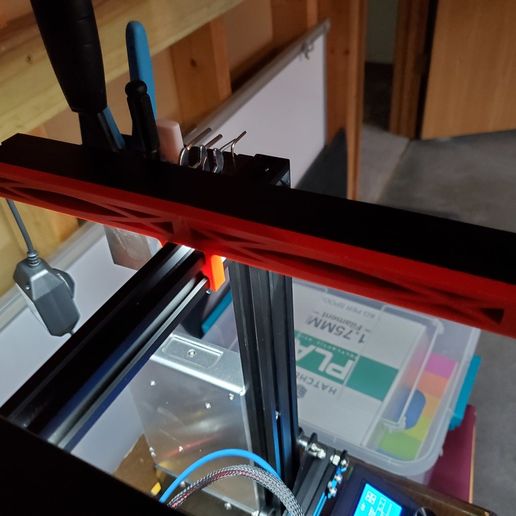 Gulfcoast LED bar cross mount 3D model