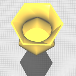 vase-1-2.png Round and hexagonal vase