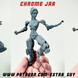 Chrome_Jaa_printed_05.jpg Файл 3D Chrome Jaa 3D print Over 100mm・3D-печатная модель для загрузки, dextraguy