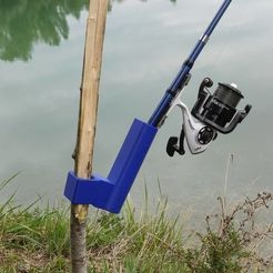 Free STL file Fishing Pole attachment for folding chairs 🎣・3D printer  design to download・Cults