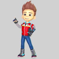 1_1.jpg Fichier 3D Ryder - Le film・Modèle pour impression 3D à télécharger