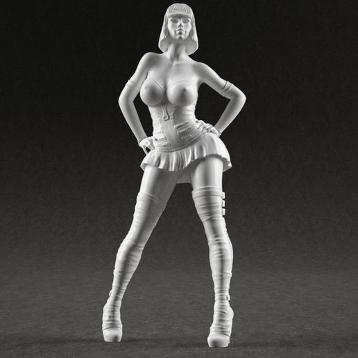 Woman figure clothed version - 3D model önizlemesi