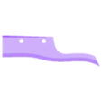 Lame B2.stl Fallout 4 réplique 1:1 FanArt du couteau Throatslicer