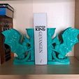 Dragon Bookends, Shelf Decor