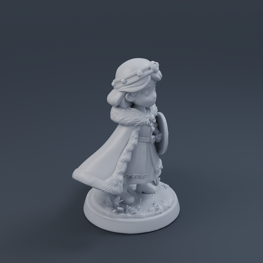Nordic Princess 3D printable STL miniature