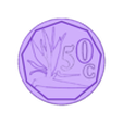50c.stl South African Coin Coasters