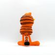 garfield-back1.jpg Free 3D file Garfield・3D printing design to download
