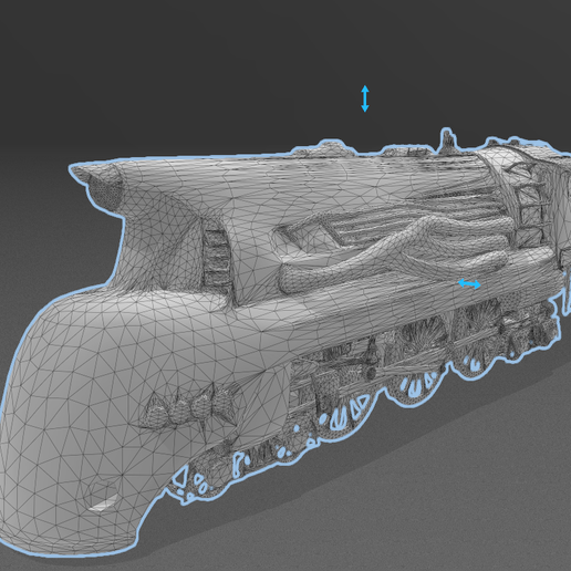 Locomotive FF7 3D model