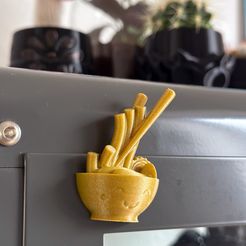IMG_0213.jpg Fichier STL Magnet et porte-clés Ramen・Plan pour imprimante 3D à télécharger