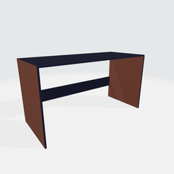 Full-pino-190x80mm1.png Simple wooden scale model desk