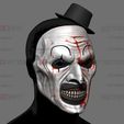 06.jpg Art The Clown Mask With Hat - Terrifier 3 Cosplay For Halloween