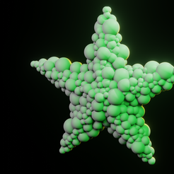 star1.png Download STL file bubble Star • 3D print template, 3dFix