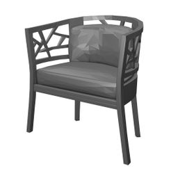 Chair-low-poly01.jpg Fichier 3D Chaise low poly・Plan à imprimer en 3D à télécharger