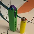 il_1140xN.4755347009_ee0x.webp STL-Datei Der ButterFlighter - ein Balisong-Feuerzeughalter・3D-Druck-Idee zum Herunterladen