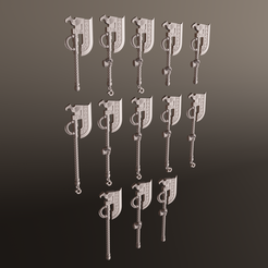 untitled.png Free 3D file Ultra Long Legatine Axes of the Space Romans・3D printing template to download