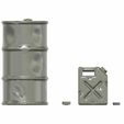 Barrel-tank-04.jpg Diorama accessories kit scale 1:35 new and damaged barrels and tank